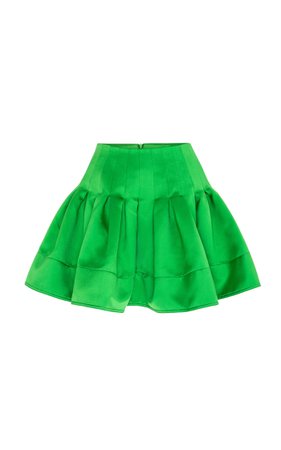 Olsen Duchess Silk Satin Mini Skirt By Alex Perry | Moda Operandi