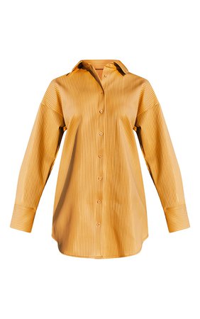 Olive Faux Leather Plisse Oversized Shirt Dress | PrettyLittleThing USA