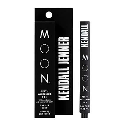 Amazon.com : MOON Teeth Whitening Pen - Elixir III by Kendall Jenner – Brush Every Tooth White - On-The-Go Whitener for A Brighter Smile - 30+ Uses - Vegan - Vanilla Mint : Health & Household