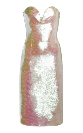 Sequin Bustier Midi Dress By Bottega Veneta | Moda Operandi
