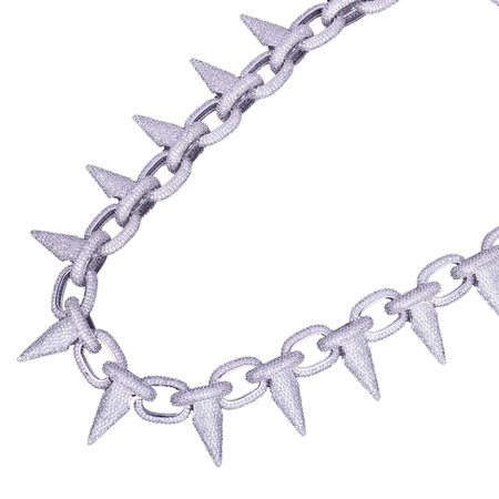 Diamond Spiked Chain Link Chain - Google Search