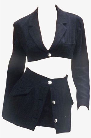 Black Grey Outfit Polyvore Moodboard Filler - Vintage Runway Fashion Transparent PNG - 1673x2048 - Free Download on NicePNG