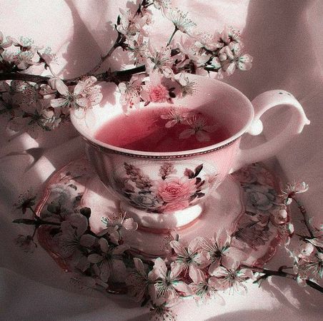 pink tea aesthetic