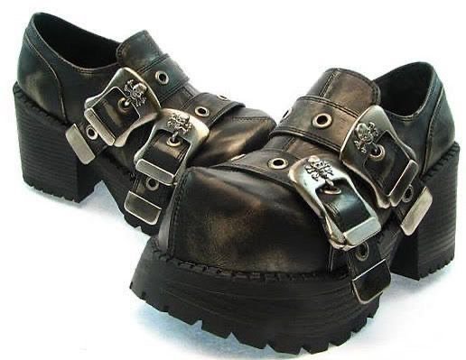 goth platform shoes