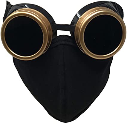 Amazon.com: Cyber goth punk face mask Steampunk goggles glasses costume cosplay accessories: Automotive