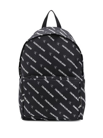 Calvin Klein Jeans Logo Print Backpack - Farfetch