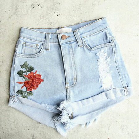 Blue Rose Shorts
