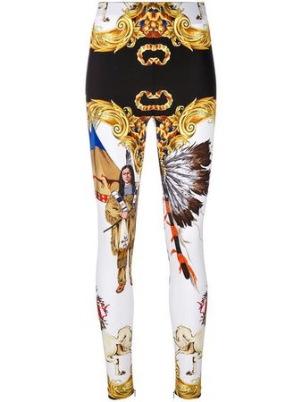 Versace Native American leggings $775 - Buy Online SS19 - Quick Shipping, Price