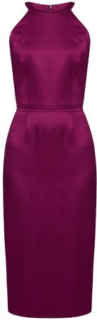 Undress Nola Purple Halter Neck Midi Dress