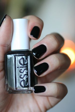 Essie Licorice | Essie Envy | My Nail Polish | Essie nail polish, Nails, Black nail polish