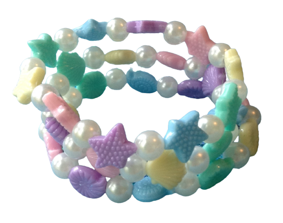 pastel sea star bracelet