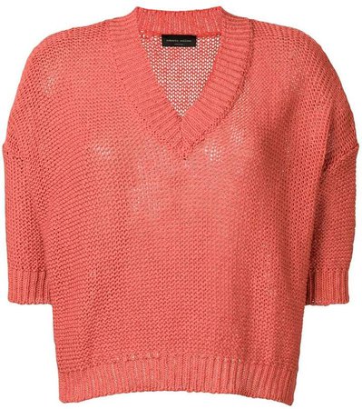 shortsleeved knit top