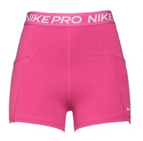 bright pink Nike pro shorts