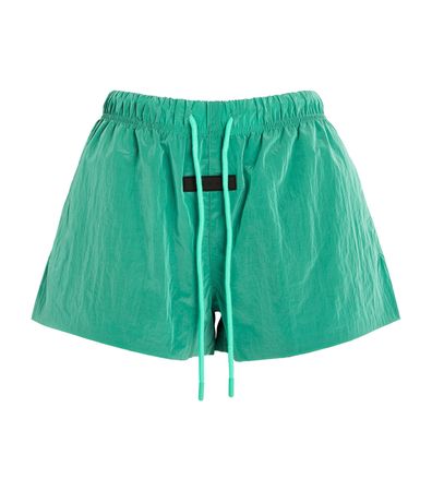 Womens Fear Of God green Water-Resistant Running Shorts | Harrods # {CountryCode}