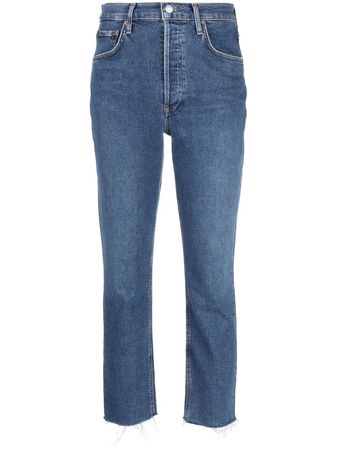 AGOLDE Riley Cropped Jeans - Farfetch