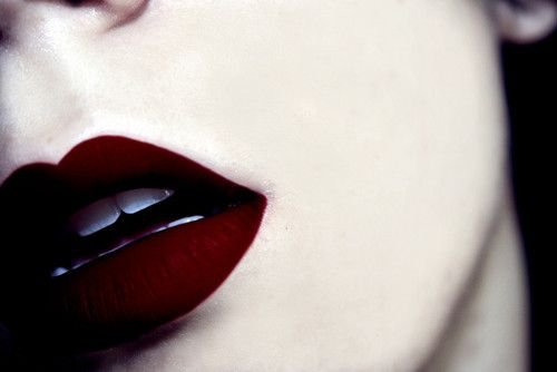 Dark Red Lips