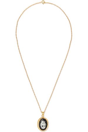 Sophie Buhai | Gold vermeil and resin necklace | NET-A-PORTER.COM