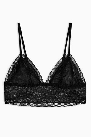 Black Lace Bralet | Topshop