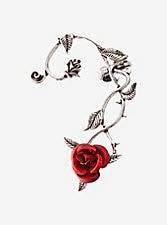 red rose ear cuff - Google Search
