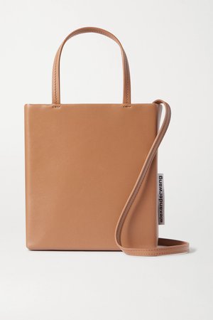 Brown She.E.O mini leather tote | Alexander Wang | NET-A-PORTER