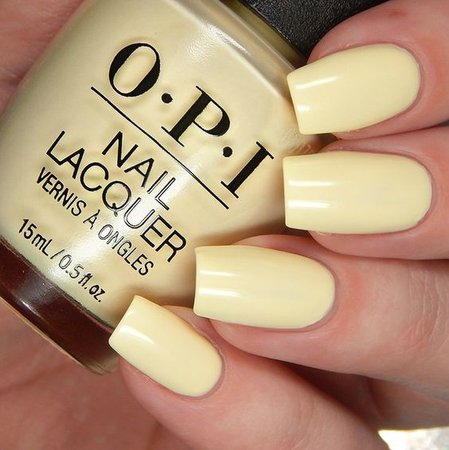 Pale Yellow Nails