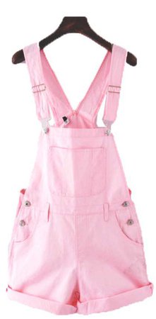 Pink overalls