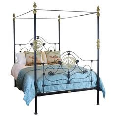 Cast Iron Four Poster Bed