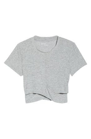 Beyond Yoga Under Over Cropped T-Shirt | Nordstrom