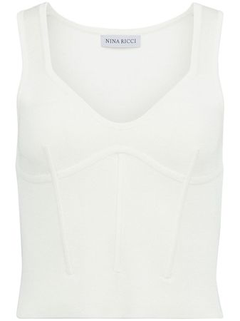 Nina Ricci corset-style Tank Top - Farfetch