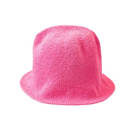 Florette Crochet Bucket Hat In Pink | Brunna.Co | Wolf & Badger