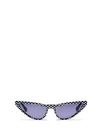 Dot Skinny Cat Eye Sunglasses - PINK - Victoria's Secret