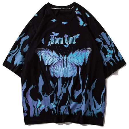 Aelfric Eden AE "Blue Flame Butterfly" Tee – Aelfric eden