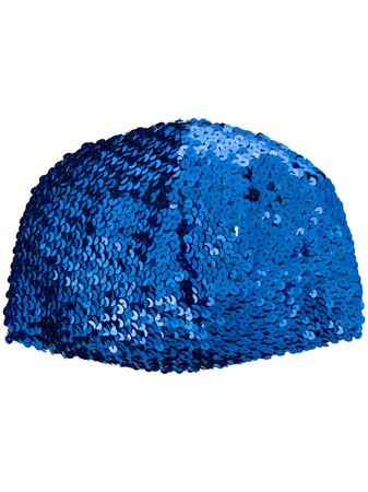 Gucci Sequin-Embellished Hat 6085053GF03 Blue | Farfetch