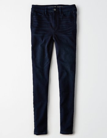 AE Super Soft Super High-Waisted Jegging, Midnight Dreamer | American Eagle Outfitters