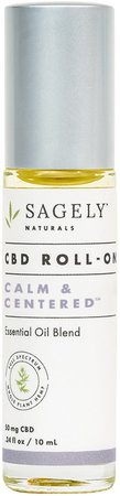 Calm & Centered CBD Roll-On Essential Oil Blend