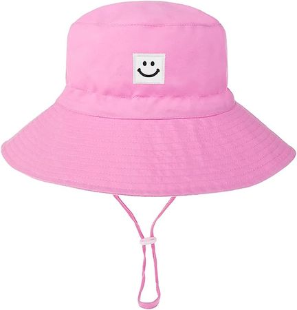 Amazon.com: Baby Sun Hat Smiley Face Hat Toddler Sun Hat Wide Brim Bucket Hat for Boys Girls UPF 50+ Sun Protective Hat Summer Beach Hat Purple 12-24 Months: Clothing, Shoes & Jewelry