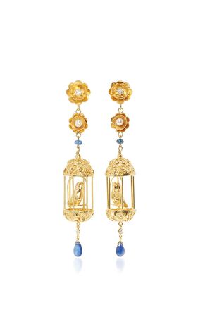 Exclusive Gold Aviary Classic Earrings By Of Rare Origin | Moda Operandi