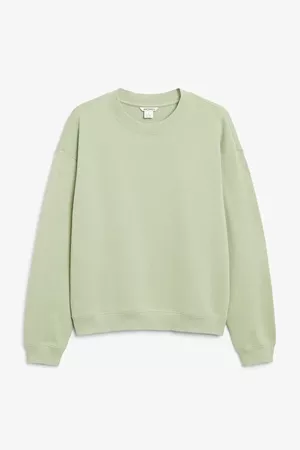 Loose-fit sweater - Pistachio - Monki WW