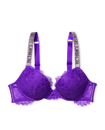 shine Purple shine Strap bra Victoria's Secret