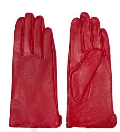 красные перчатки