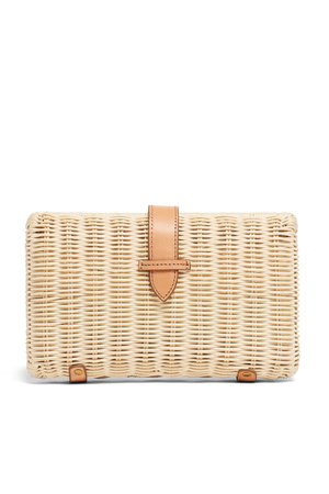 Natural Rattan Clutch by J.Crew Accessories for $13 | Rent the Runway