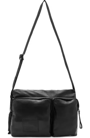AllSaints Steppe Leather Messenger Bag | Nordstrom