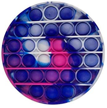 Amazon.com : Push Pop Bubble Fidget Sensory Toy Rainbow Popping Silicone Game Toy Anxiety & Stress Reliever Autism Toy for Kids Children Teens Adults (Blue Camo Circle) : Office Products