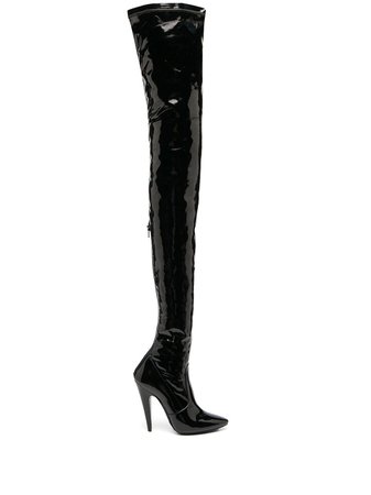 Saint Laurent Aylah over-the-knee boots