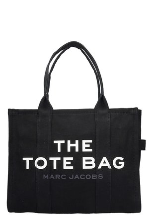 Marc Jacobs Tote In Black Canvas