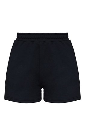 Black Sweat Pocket Shorts | PrettyLittleThing USA