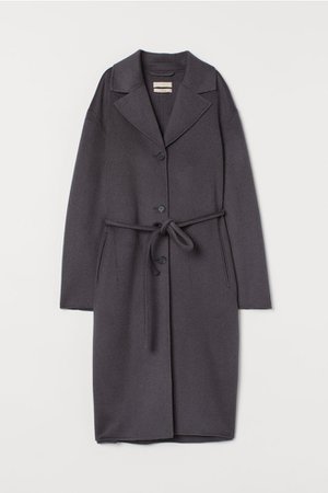 Wool-blend Coat - Dark gray - Ladies | H&M US