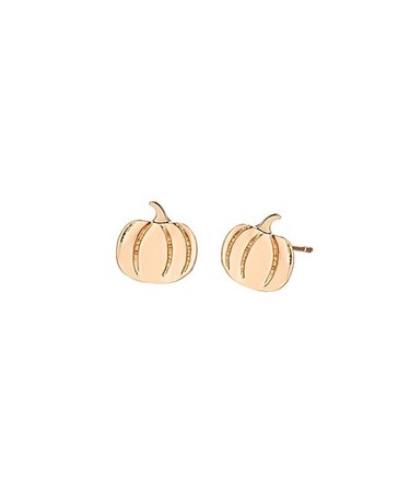 pumpkin stud earrings