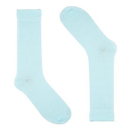 Ivory + Mason - Baby Blue Dress Socks for Men - Colorful - Premium Cotton - Size 10-13 (One Pair) - Walmart.com