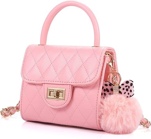 Amazon.com: Qiuhome Girls Purse Bag Cute Toddler Crossbody Handbag for Kids (Pink) : Clothing, Shoes & Jewelry